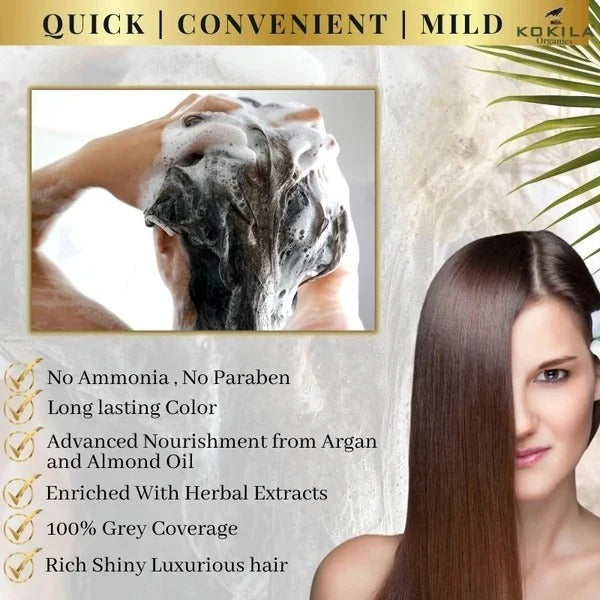 Kokila NO PPD Shampoo Hair Colour