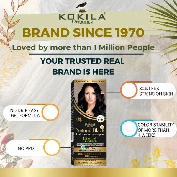 Kokila NO PPD Shampoo Hair Colour